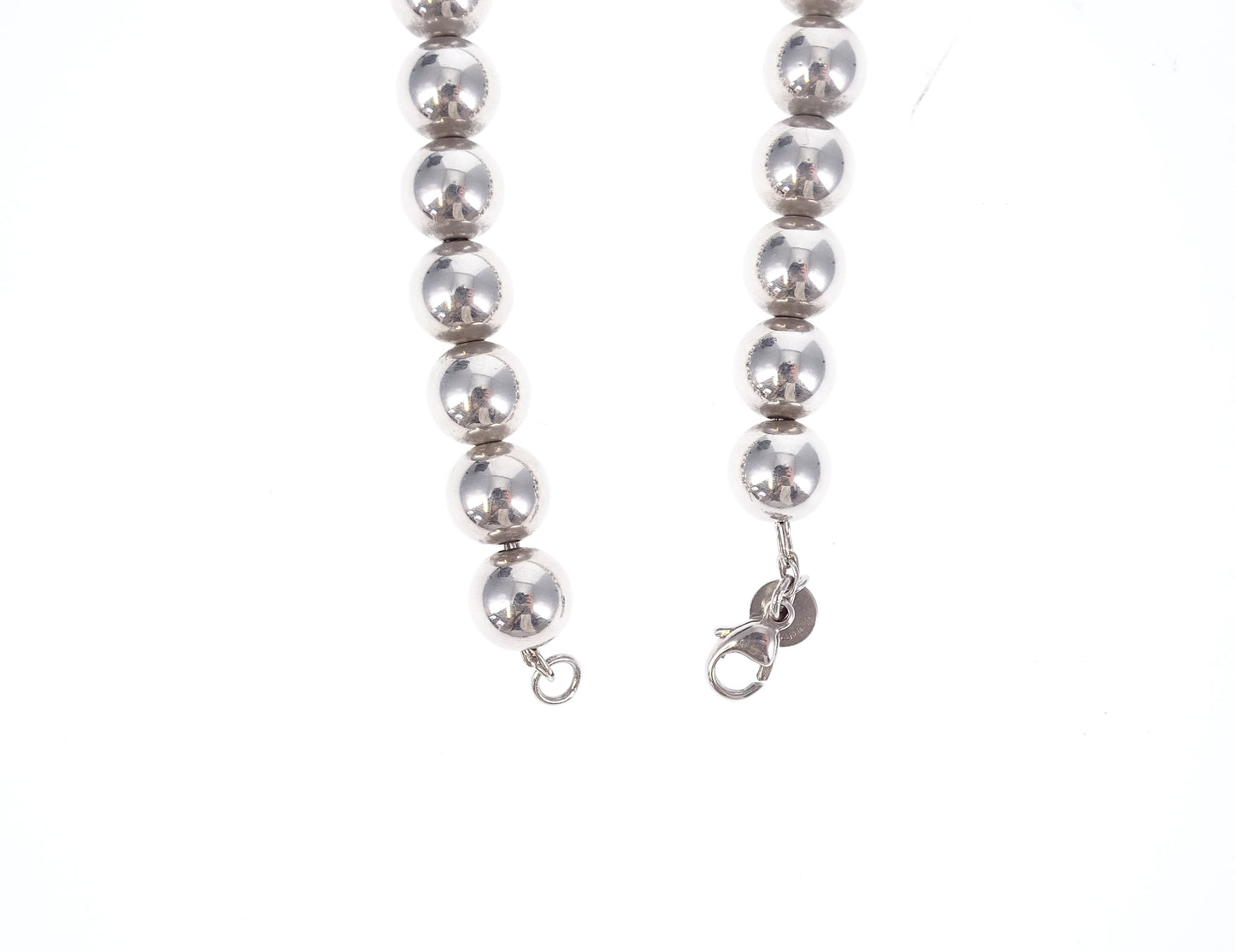 Tiffany & Co Sterling Silver City Hardwear Ball Necklace RRP €790