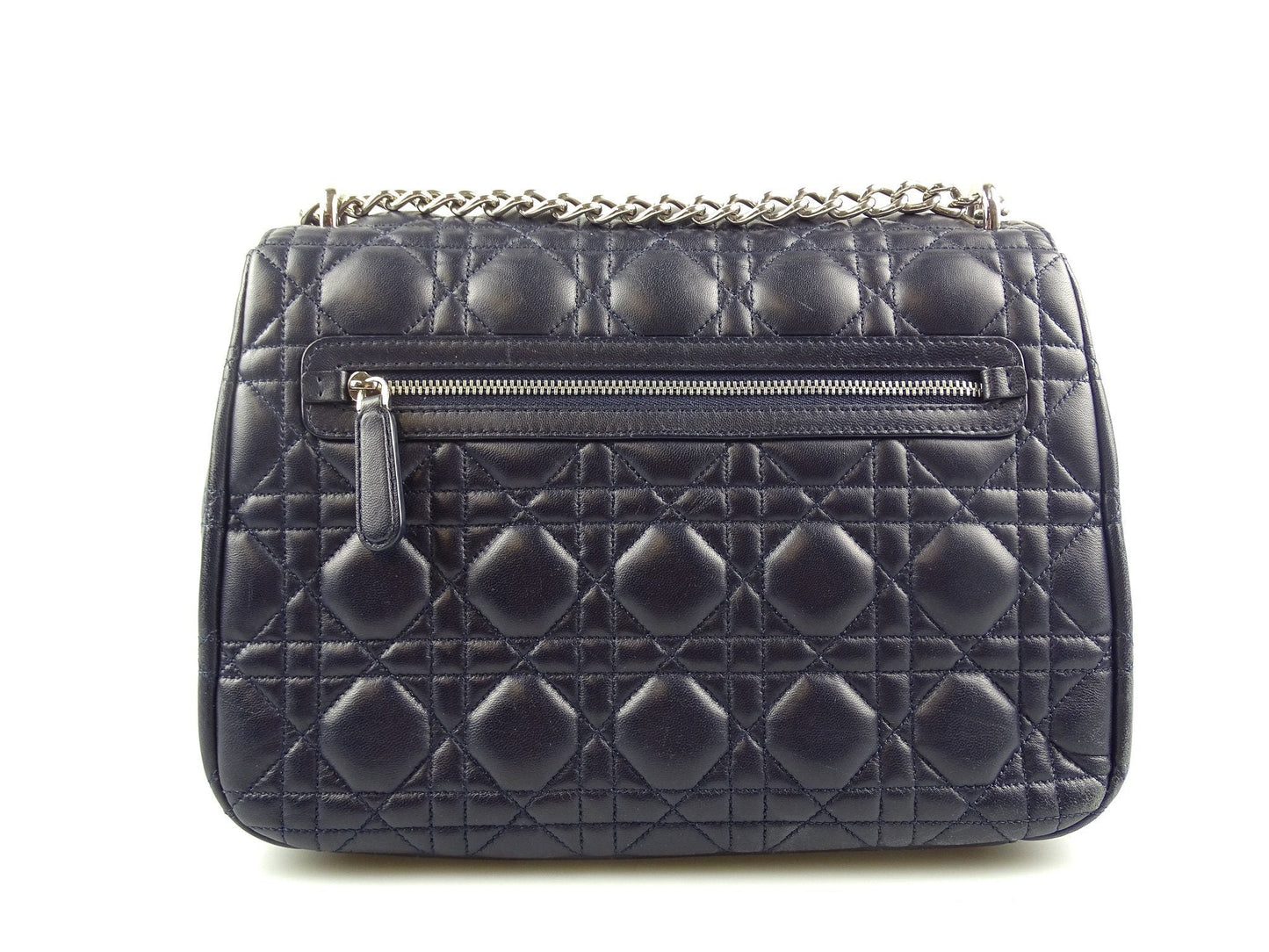 Dior Cannage Large Navy Miss Dior Flap Chain Bag Bags Dior 