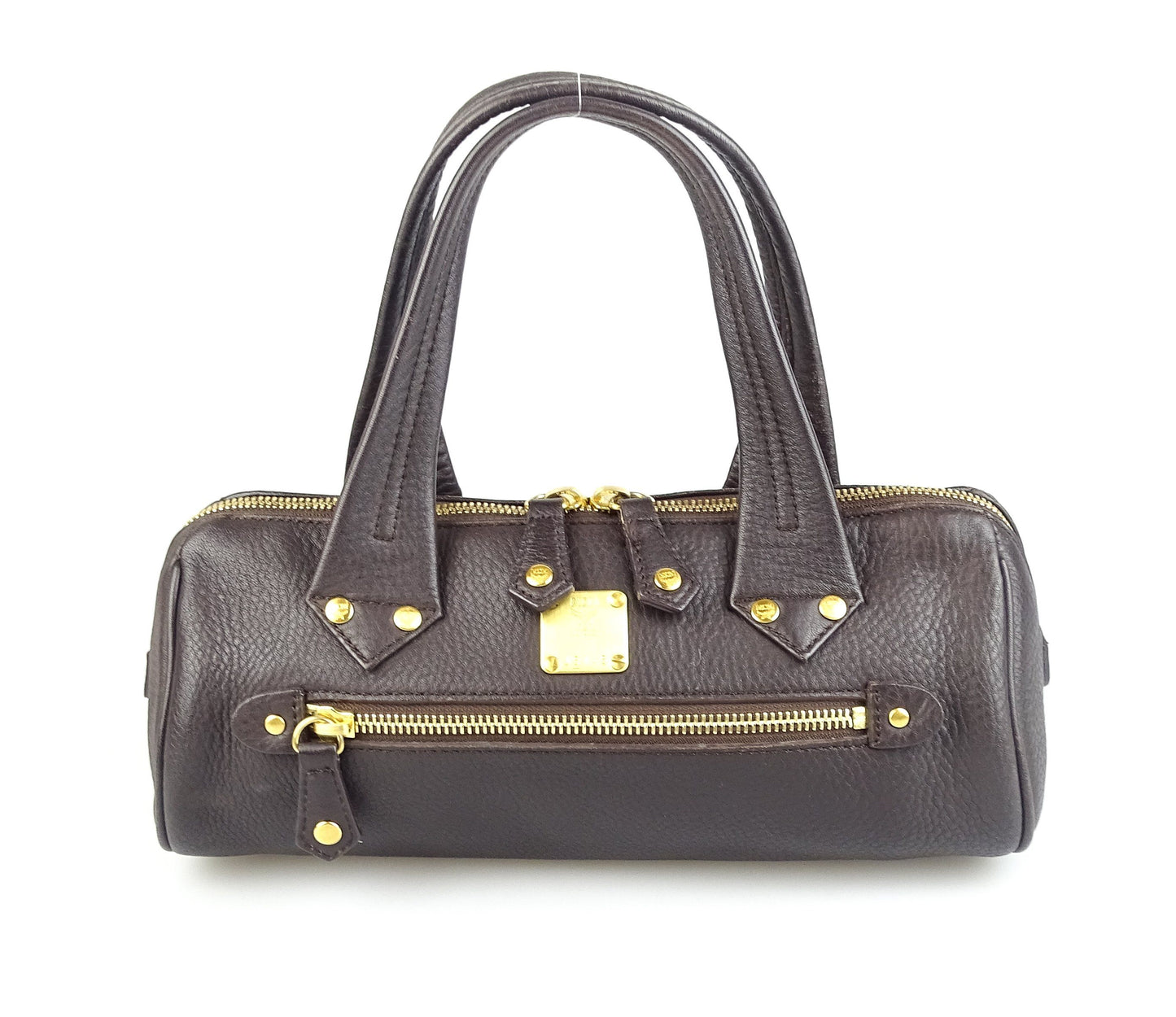 MCM Small Dark Brown Bowling Bag Bags MCM 