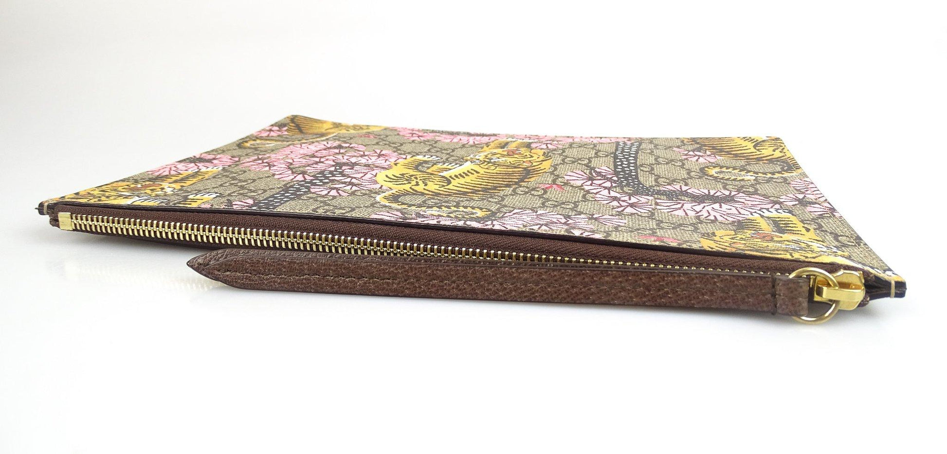 Gucci GG Supreme Bengal Zip Pouch Ltd Edition Bags Gucci 