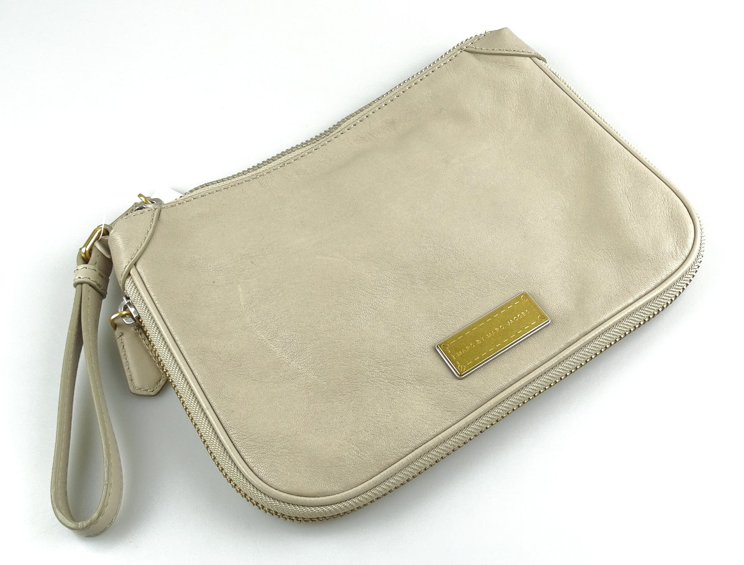 Marc By Marc Jacobs Washed Up Zip Clutch Uniform Taupe Bags Marc Jacobs 