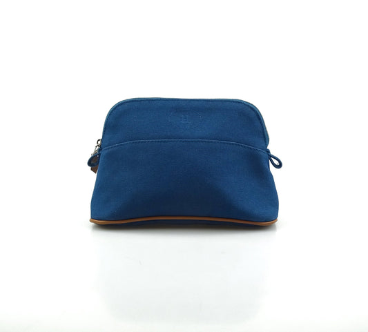 Hermes Bleu De Prusse Bolide Travel Cosmetic Bag Bags Hermes 