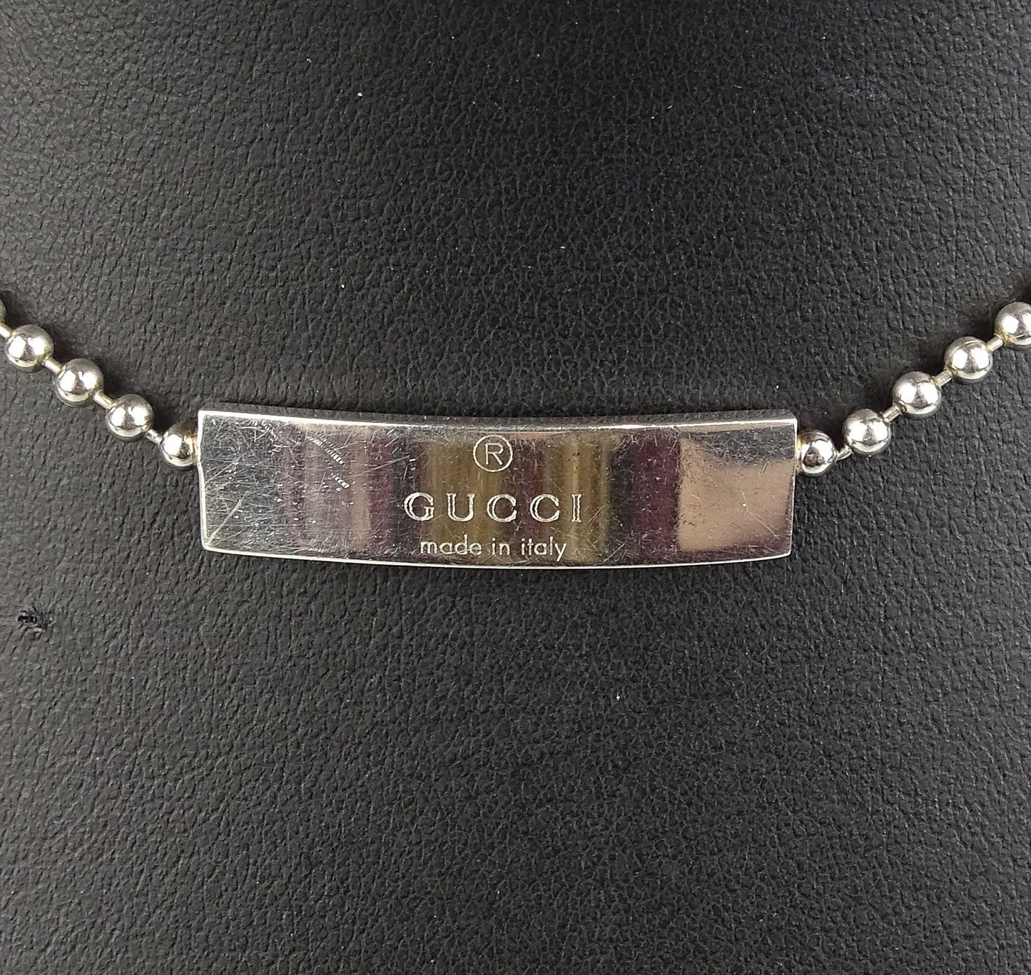 Gucci Sterling Silver Children's Gucci Plate Choker Jewellery Gucci 