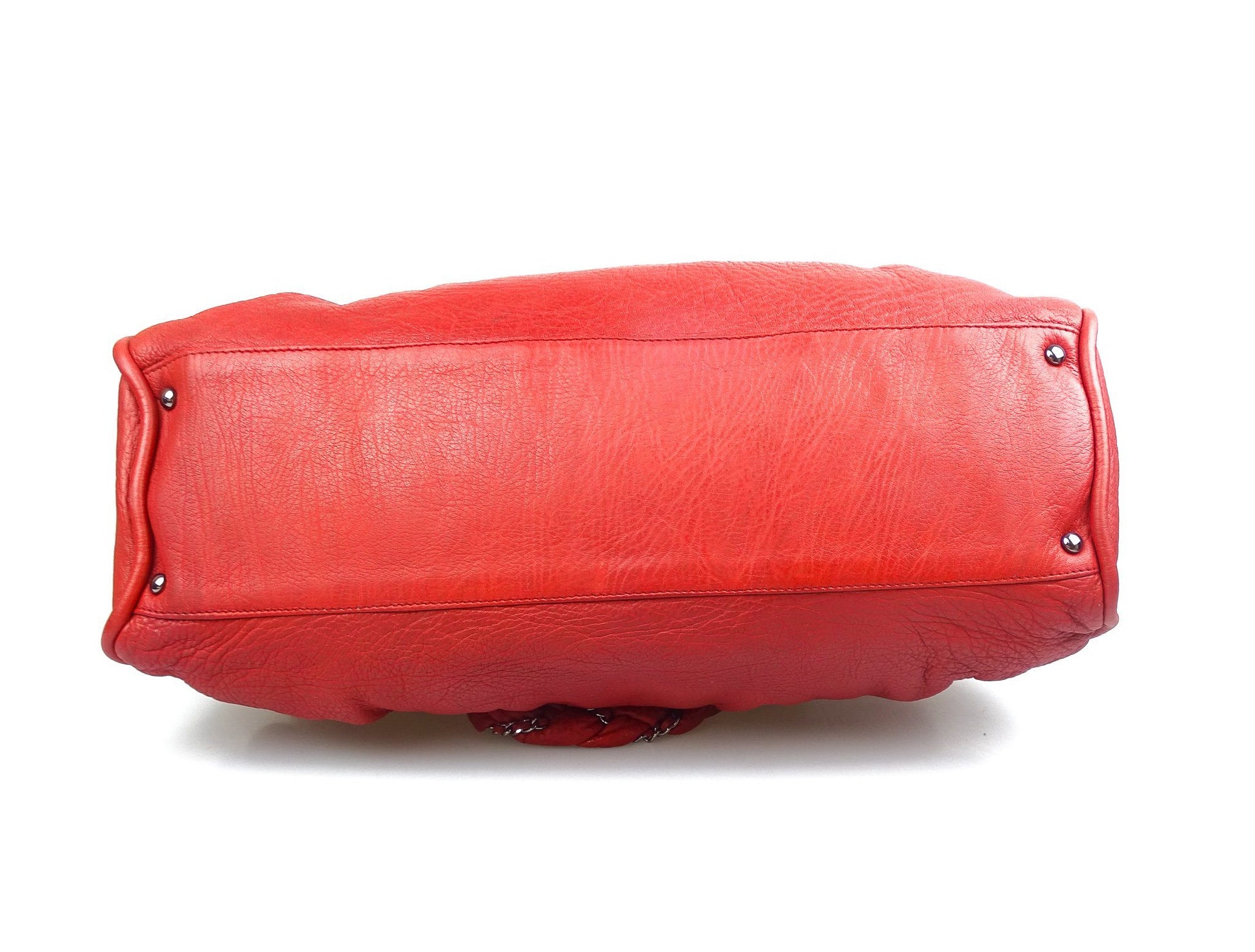 Chanel Lady Braid Large Shoulder Bag Red Bags Chanel 