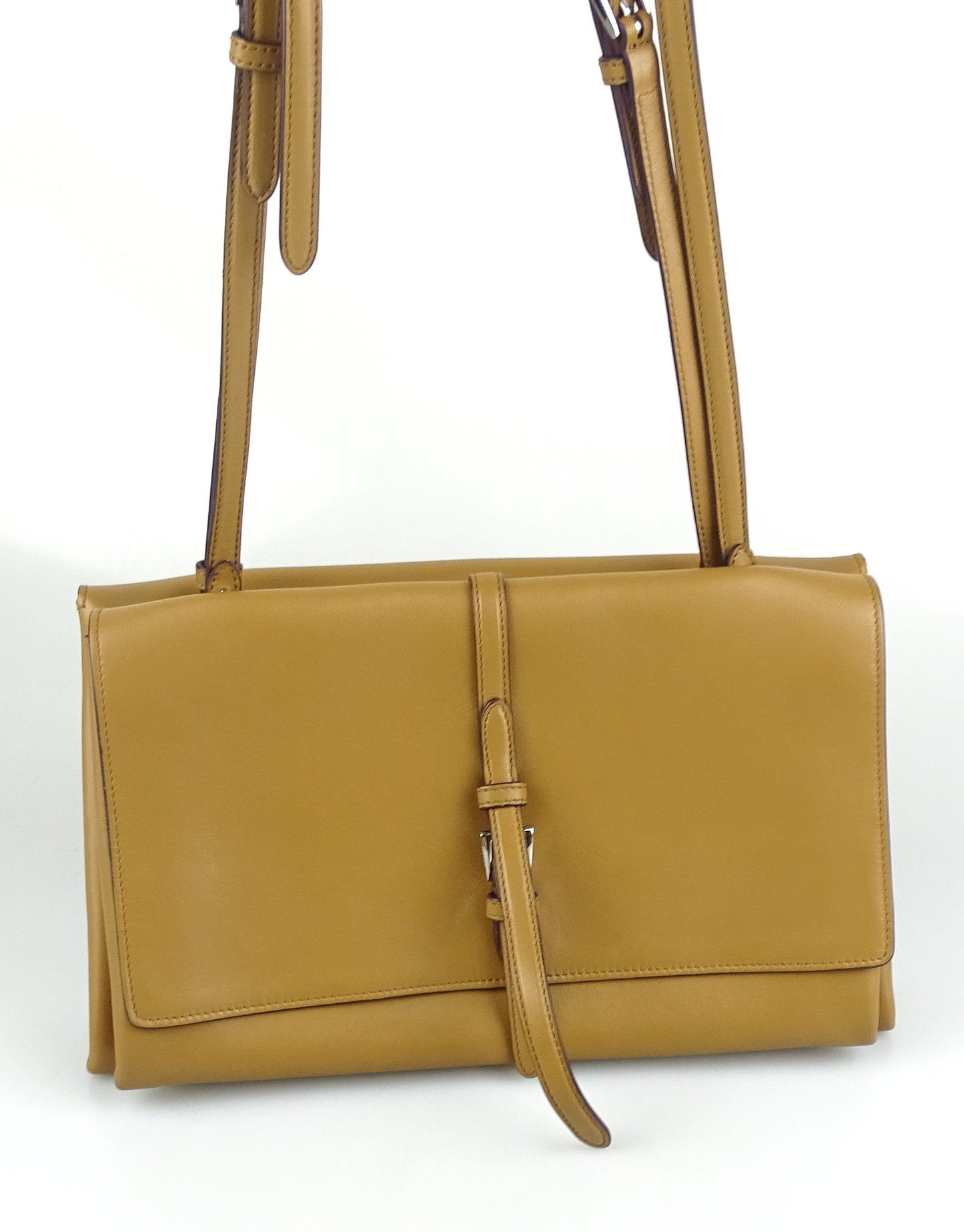 Prada Twin Lock Vitello Soft Two Sided Messenger Bag Bags Prada 