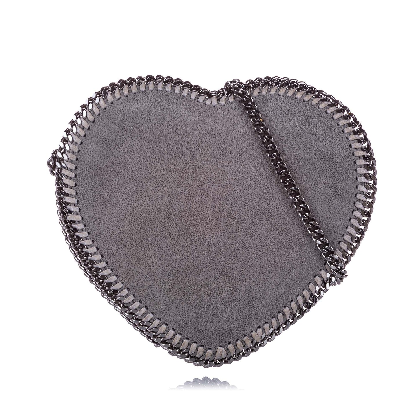 Stella McCartney Grey Falabella Heart Crossbody Bag Bags Stella McCartney 