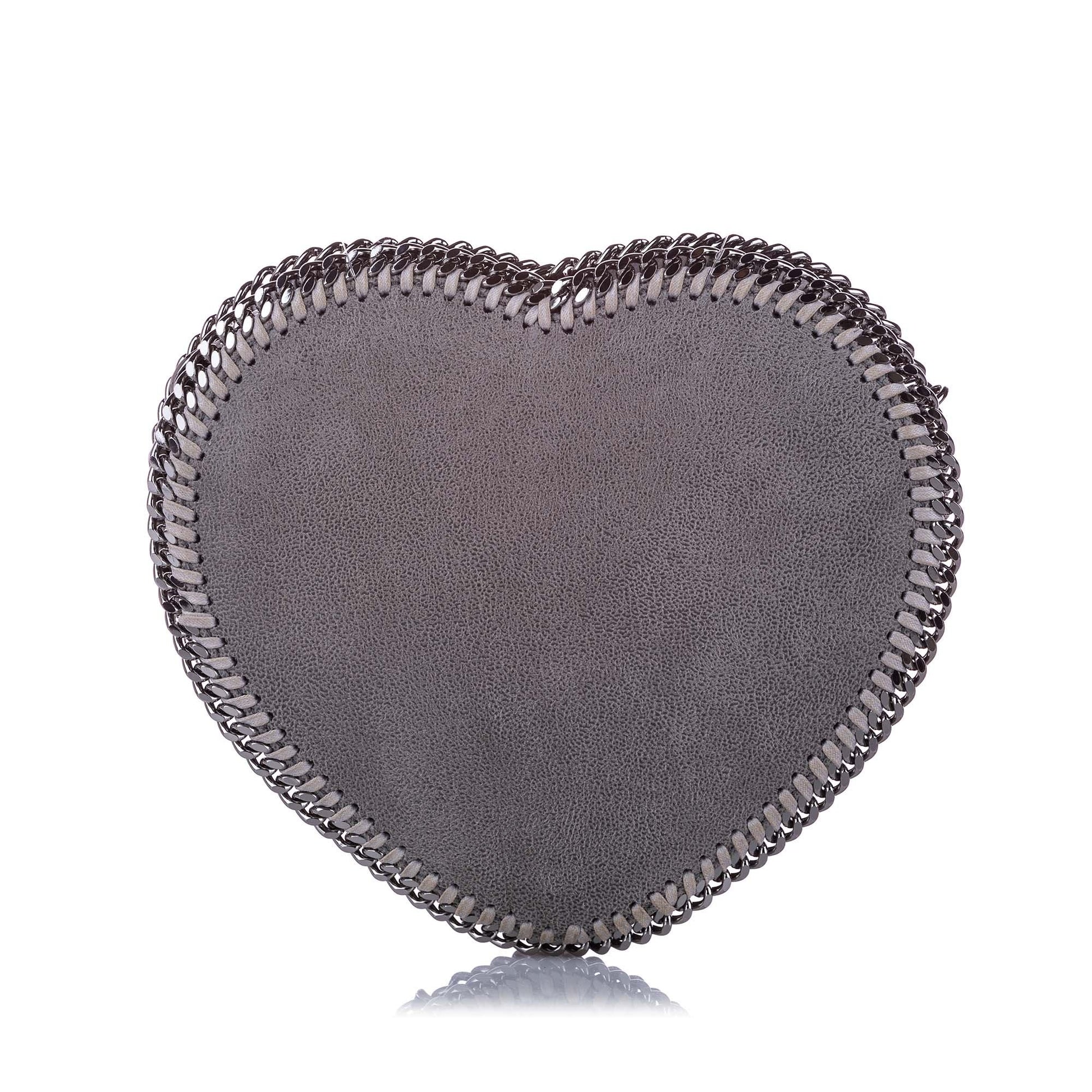 Stella McCartney Grey Falabella Heart Crossbody Bag Bags Stella McCartney 