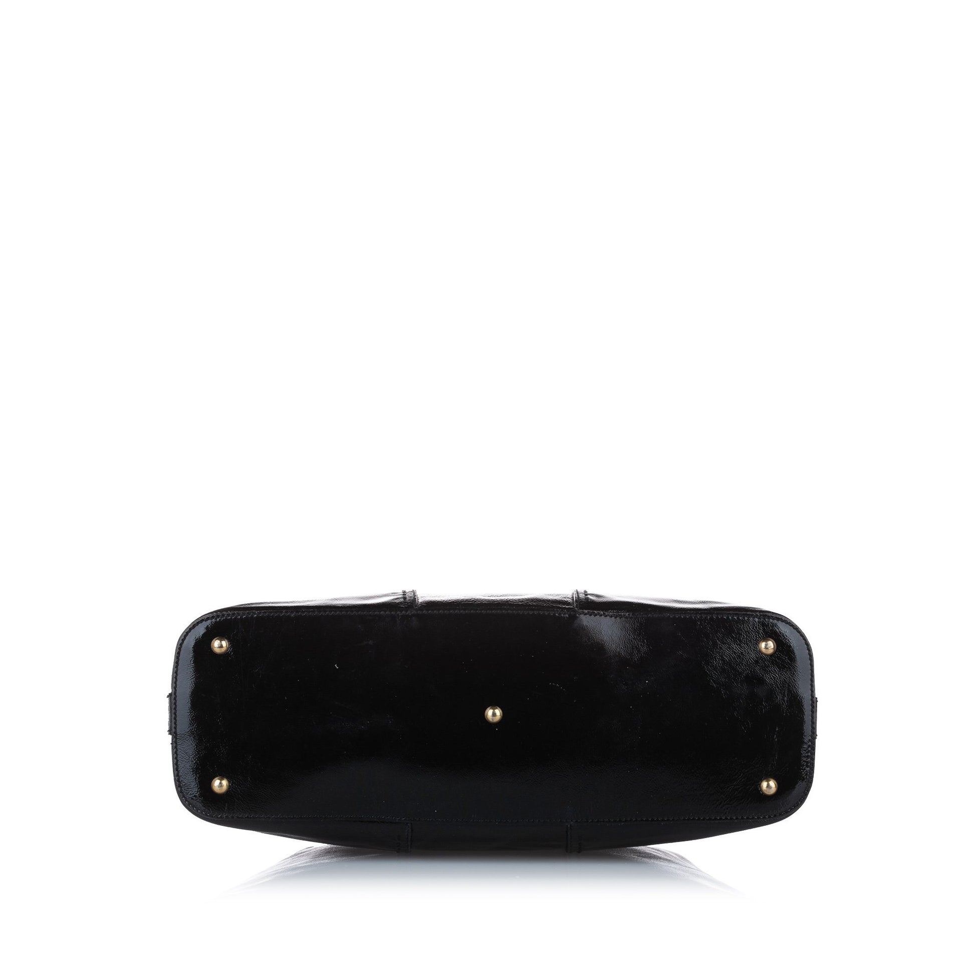 Saint Laurent Black Muse Patent Leather Handbag Bags YSL 