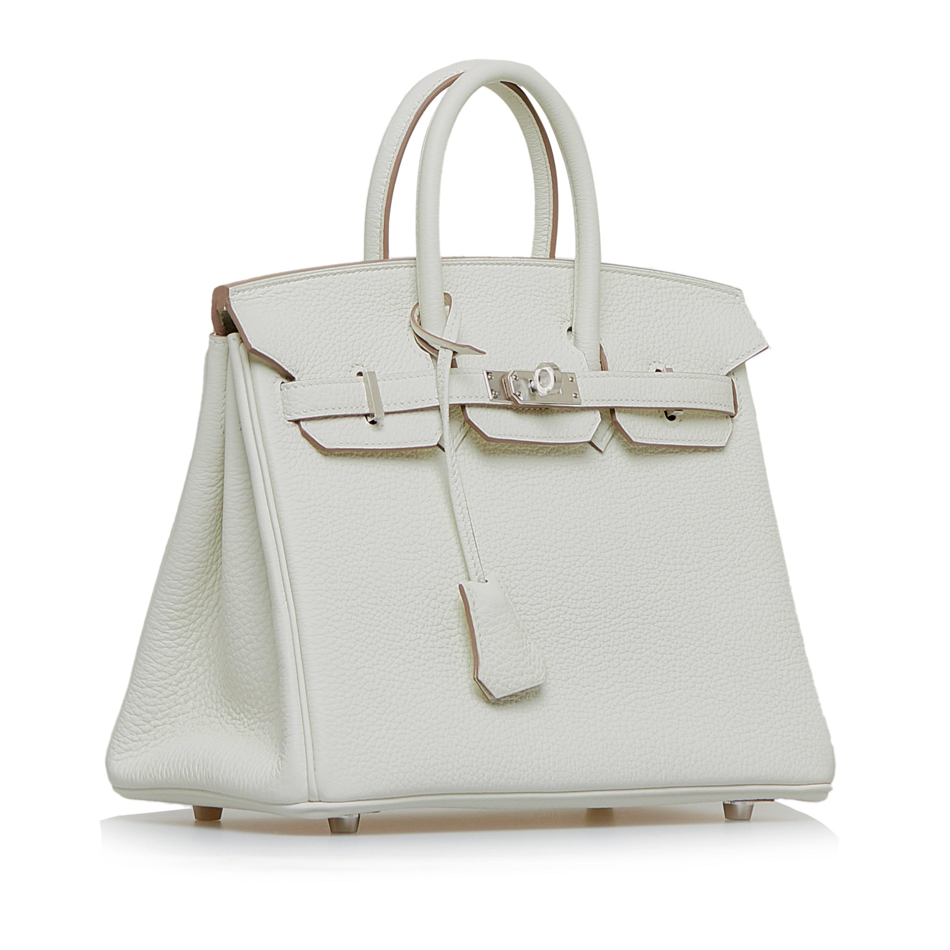 Hermes Birkin 25 White Epsom Phw