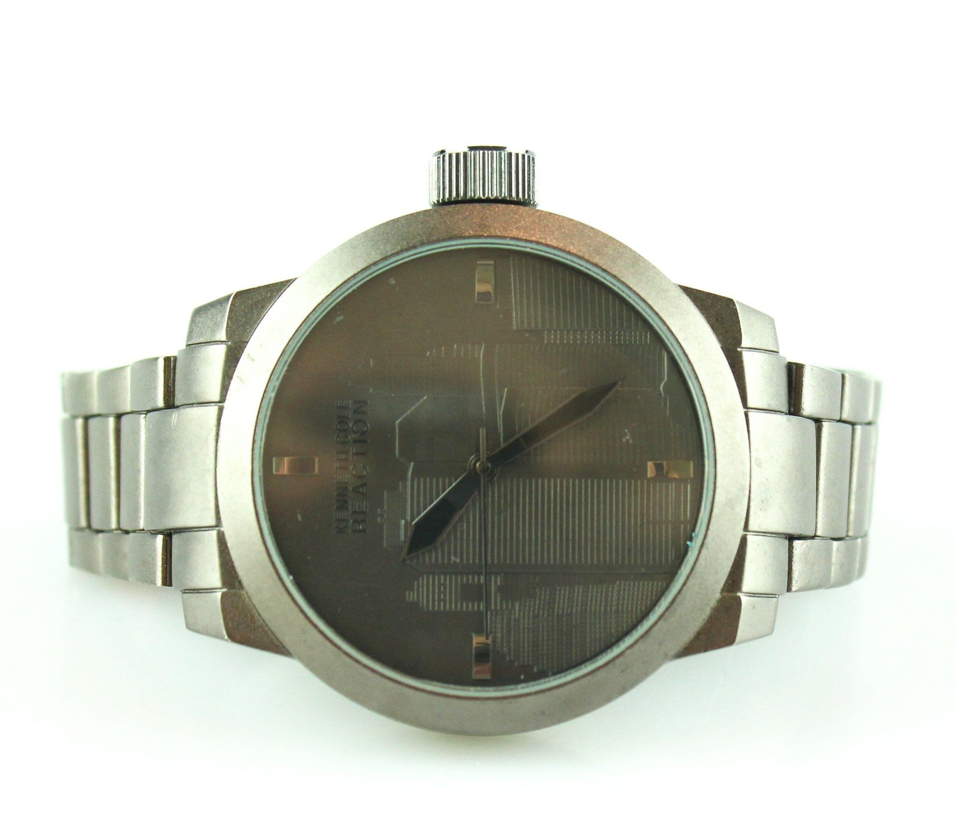 Kenneth Cole Reaction Mens Cityscape Analogue Watch Grey Watches Kenneth Cole 
