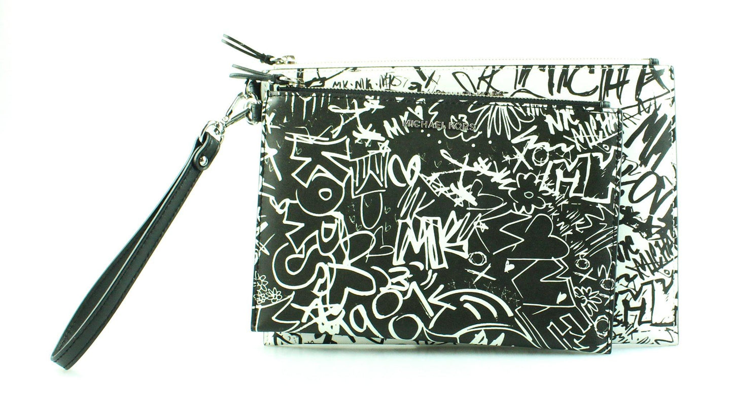 Michael Kors Graffiti Collection Duo Travel Pouch Bags Michael Kors 