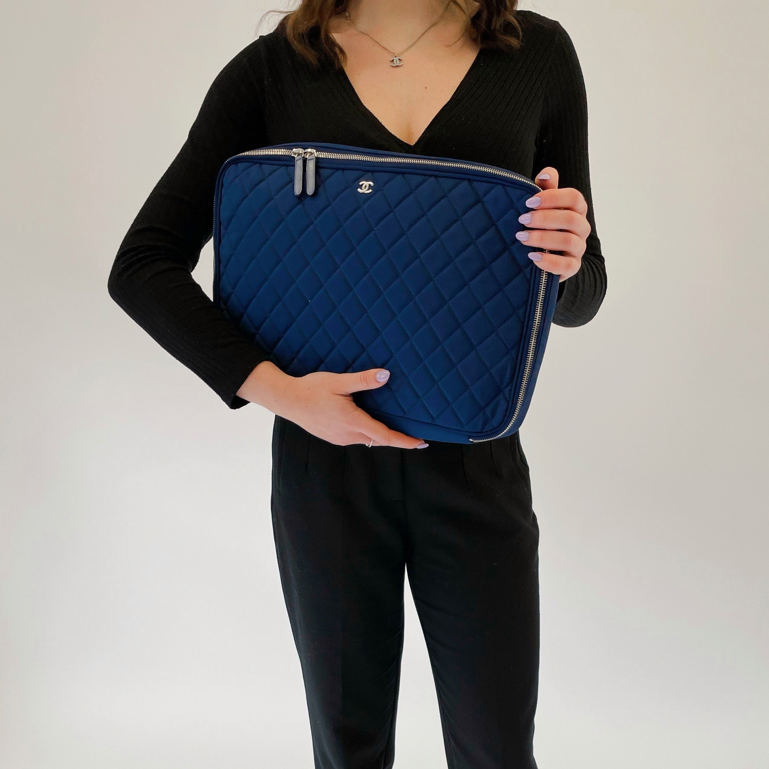 Chanel sales laptop case