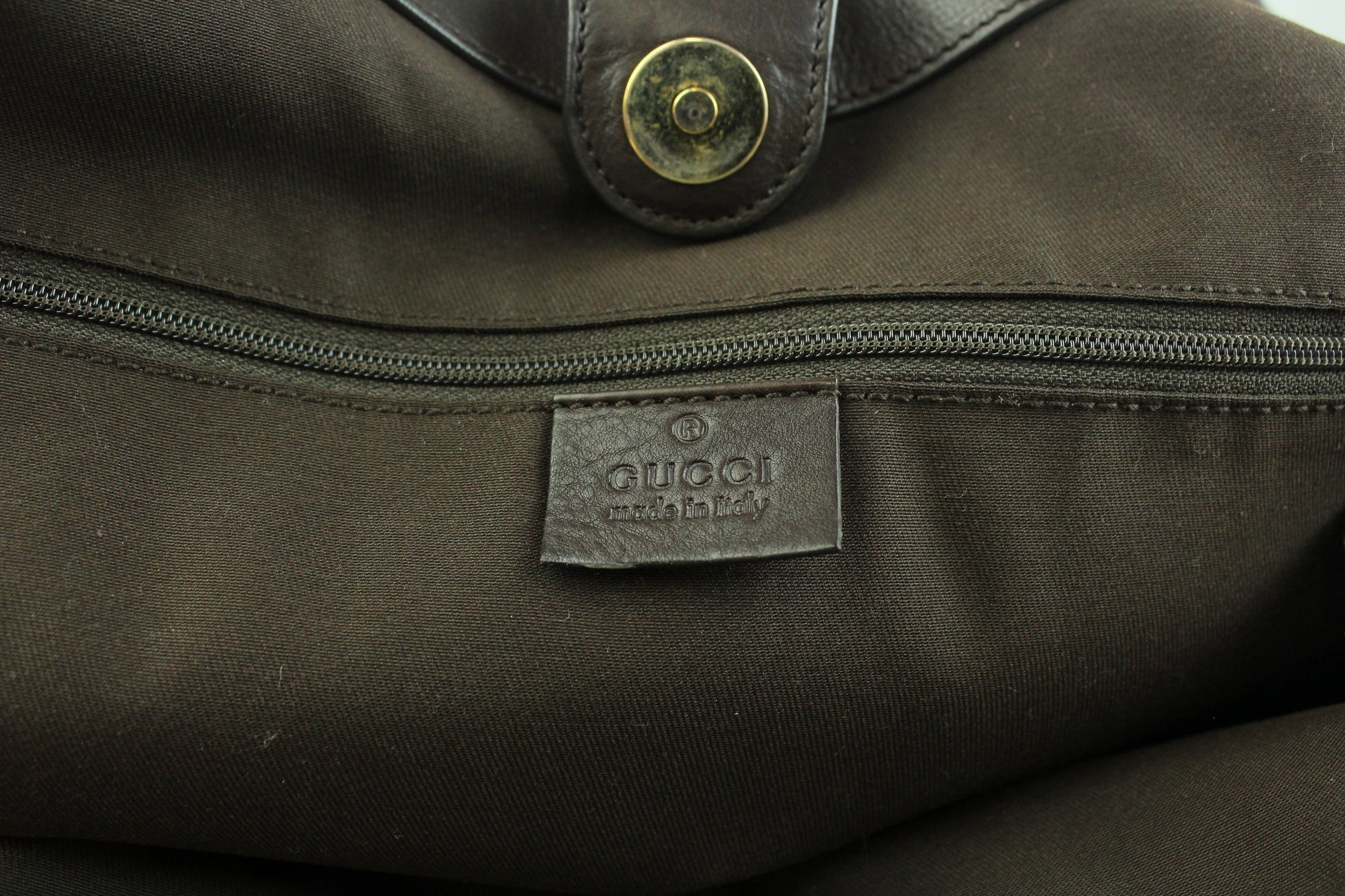 Gucci Dark Brown Leather Large Sukey Hobo Bags Gucci 