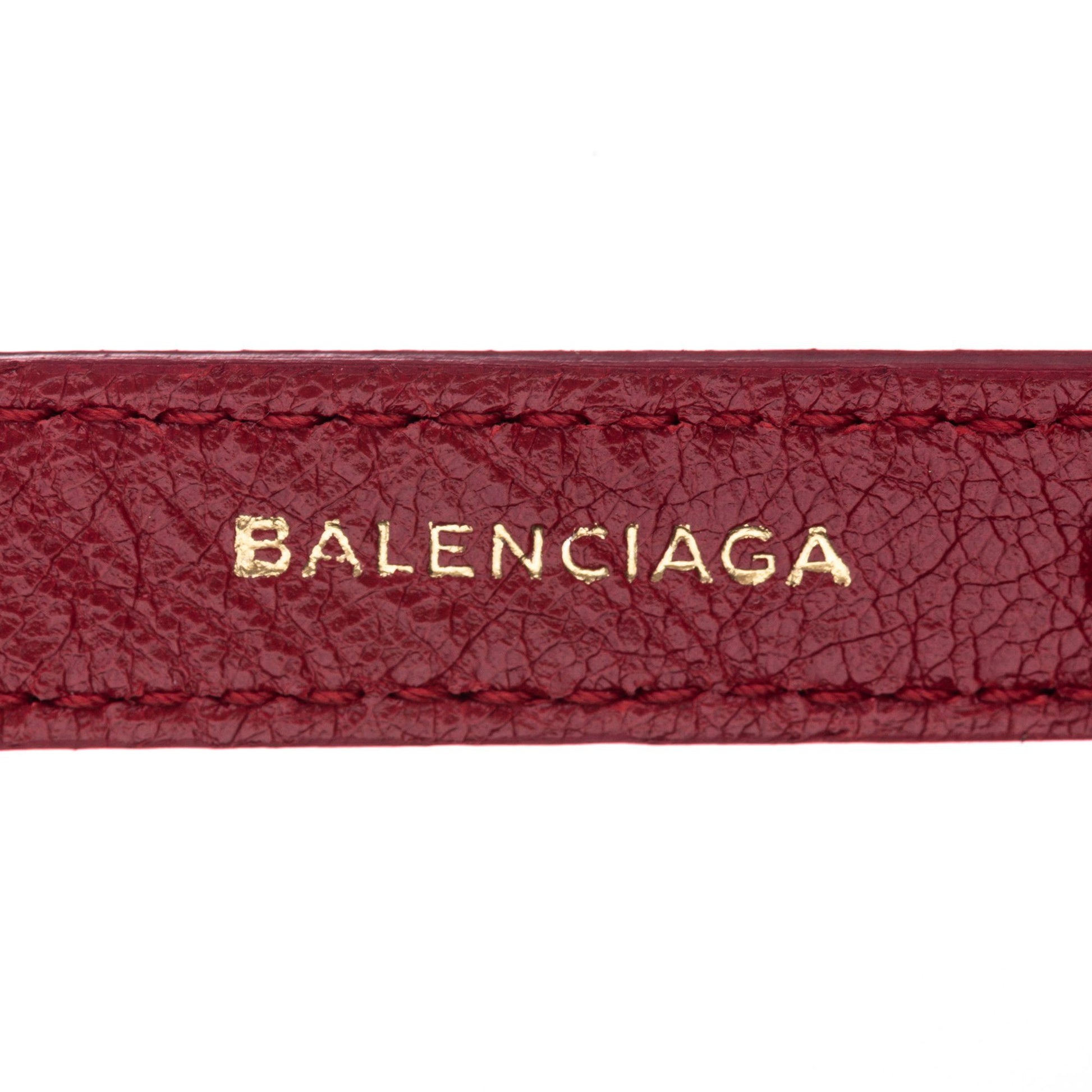 Balenciaga Classic Arena Wrap Leather Bracelet Red Costume, Jewellery Balenciaga 