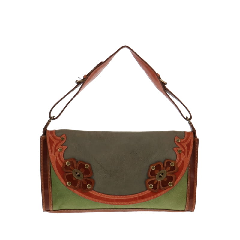 Mulberry Vintage Jolene Tooled Darwin Saddle Bag