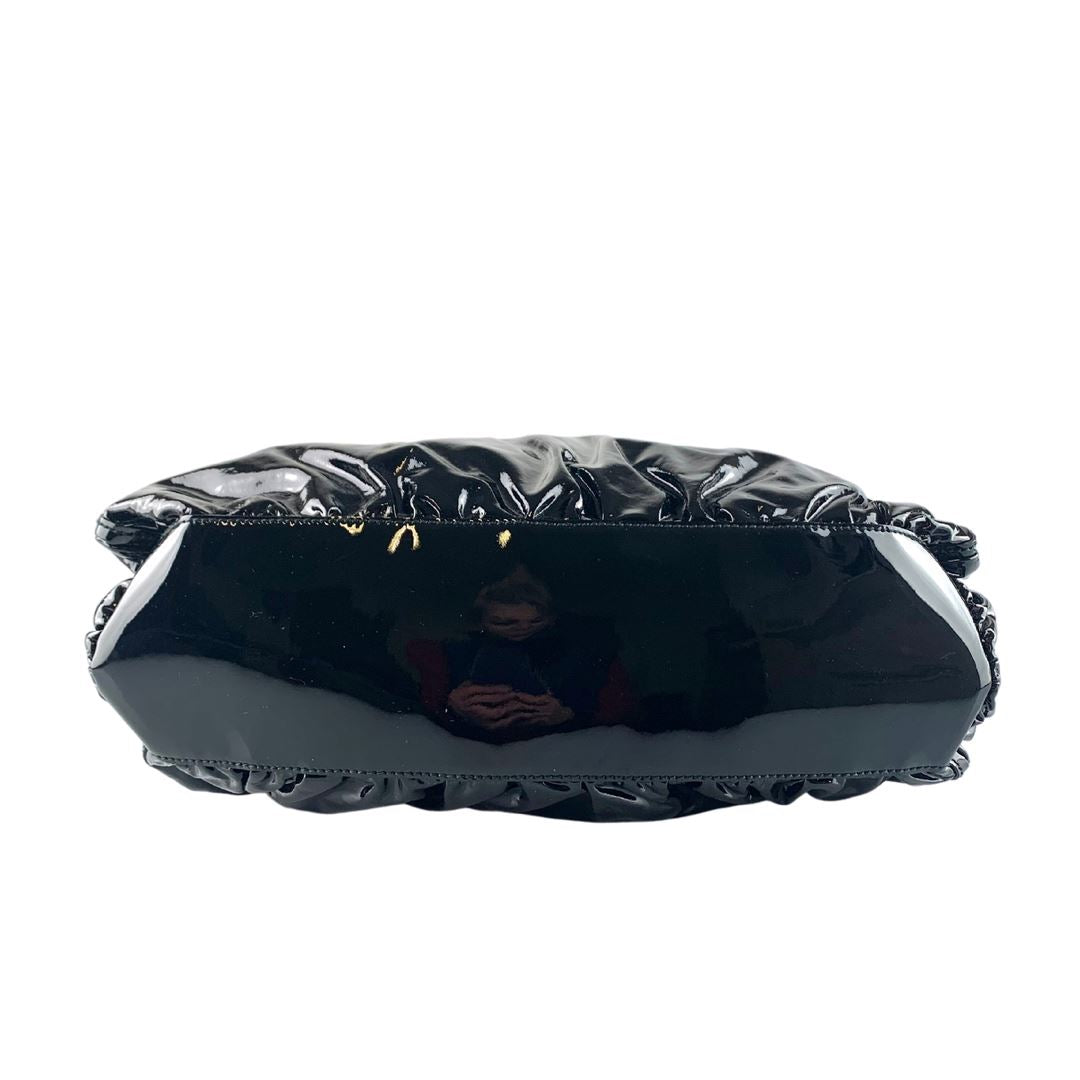 Gucci Black Patent D Ring Hobo Bags Gucci 